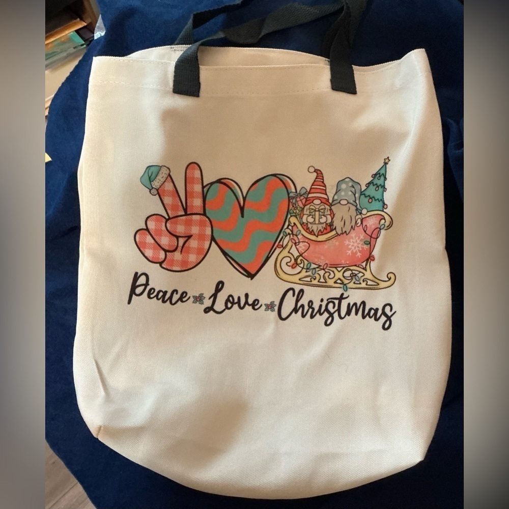 Hand Pressed sublimation Tote Bag! BN